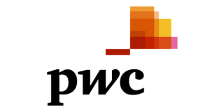 pwc logo PwC logo against a white background.
